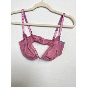 Simply Vera Vera Wang Pink Lace Underwire Bra 36C Sheer Feminine Lingerie NWT